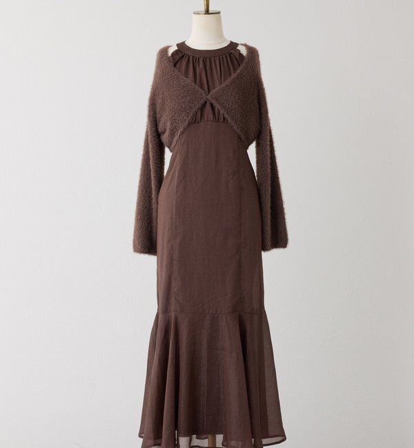  「【ボレロセット】アメスリロングワンピース」|ワンピース|