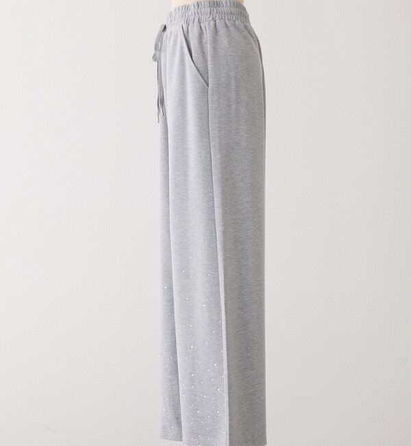  「セットアップ対応／裾ビジューカットパンツ」|その他|