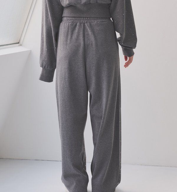  「セットアップ対応／裾ビジューカットパンツ」|その他|