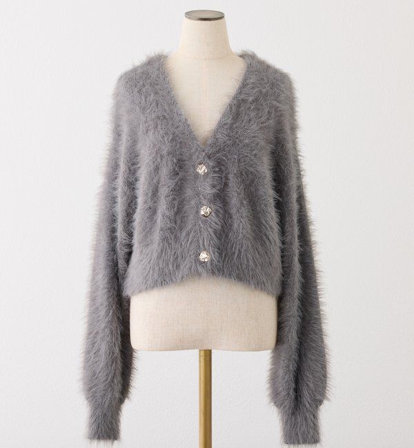  「milkyフェザーショートカーデ」|ニット・セーター|