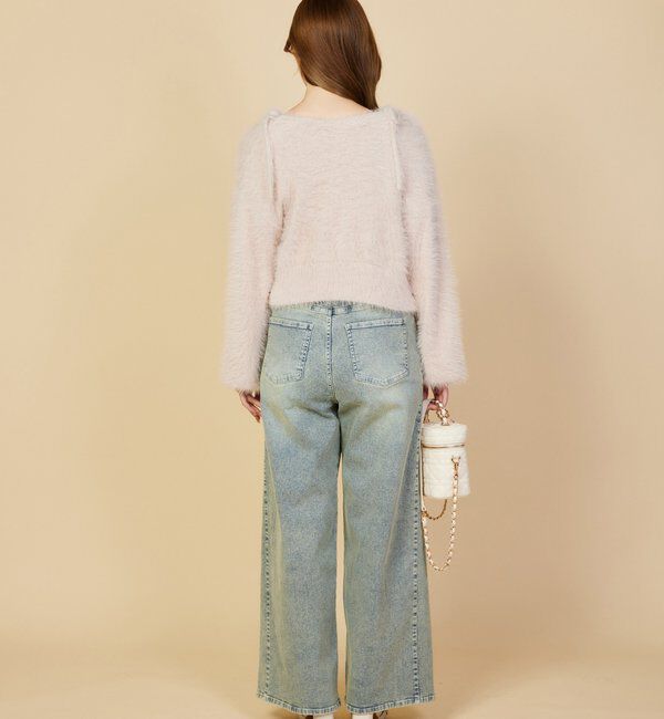  「milkyフェザーショートカーデ」|ニット・セーター|