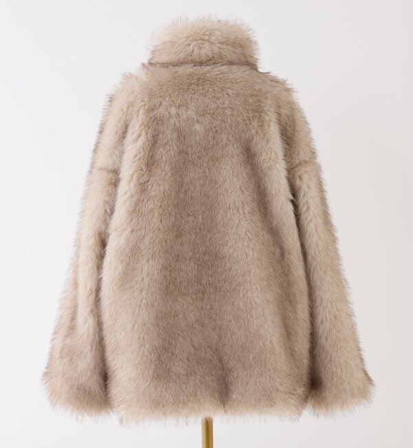  「ミドルフェイクファージャケット」|ダウンベスト・ベスト|