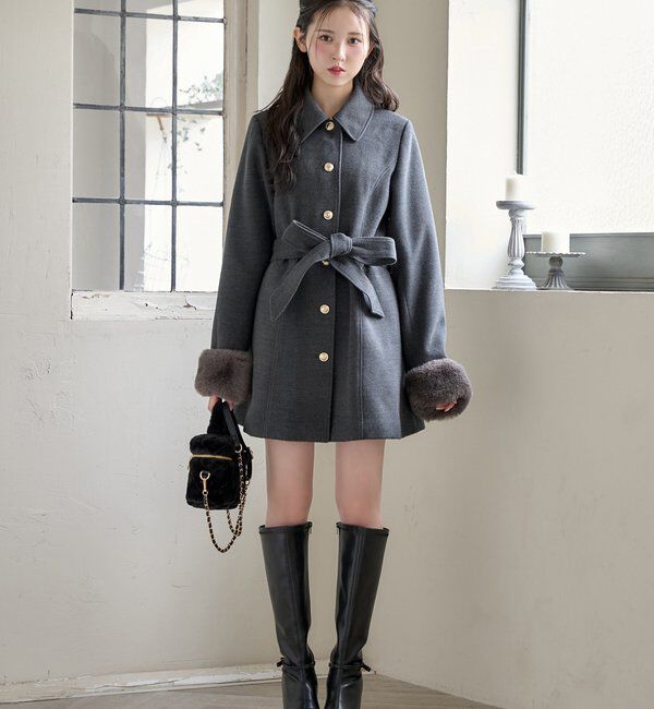  「リボンミドルコート/SMサイズあり」|その他|