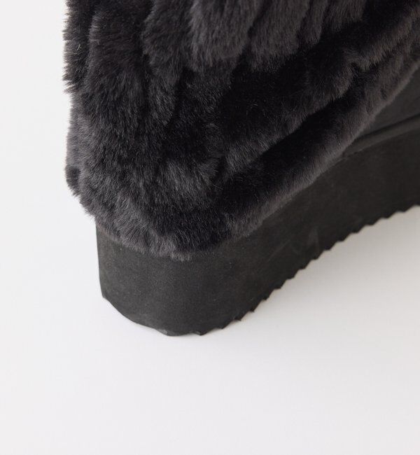  「2wayフェイクムートンブーツ／黒」|その他|
