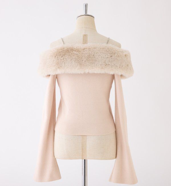  「【REVIVAL】ビジューファーニット」|ニット・セーター|