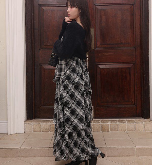  「ボレロセットイレヘムワンピース」|ワンピース|