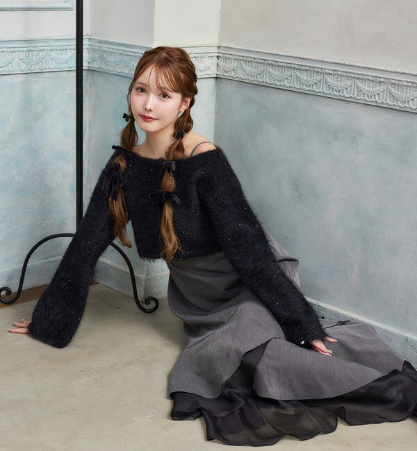  「【HolidayCollection】ニットSETイレヘムワンピース」|ワンピース|