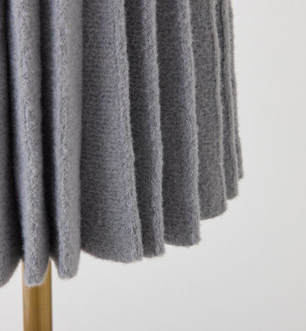  「襟付き配色ニットミニワンピース」|ワンピース|