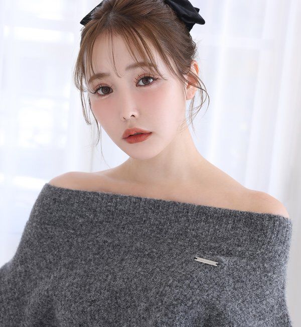  「オフショルニットセットアップ」|ワンピース|