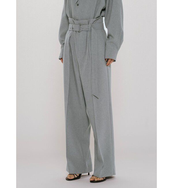 MIDIUMISOLID「MIDIUMISOLID for Ladies ベルト付きスラックス」|その他|