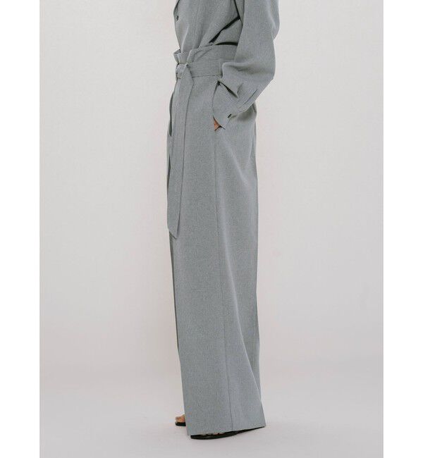 MIDIUMISOLID「MIDIUMISOLID for Ladies ベルト付きスラックス」|その他|