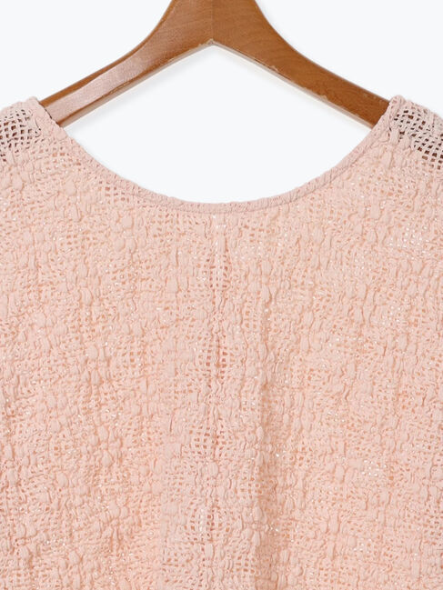 Lugnoncure「フラワーメッシュ前後2WAYトップス」|その他|