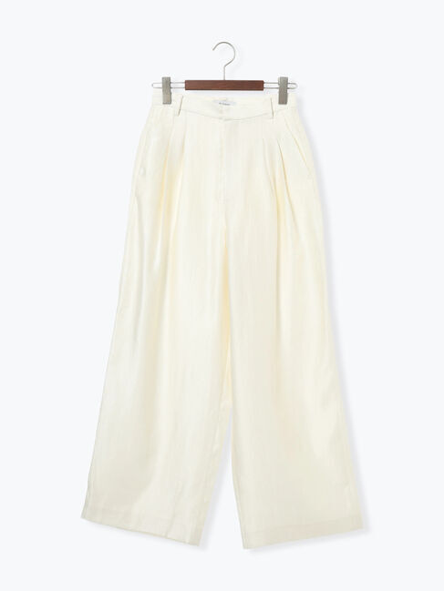 Te chichi「シャイニーワイドパンツ(セットアップ可)」|その他|オフホワイト