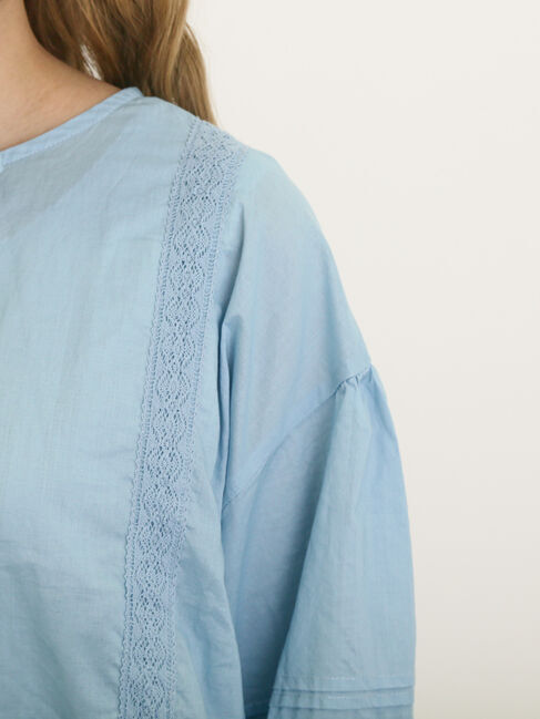 Samansa Mos2「パッチワークレースブラウス」|シャツ・ブラウス|