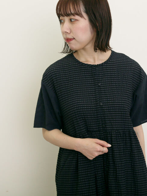 Samansa Mos2「【S/Mサイズ】オーバーレース切替ワンピース」|ワンピース|