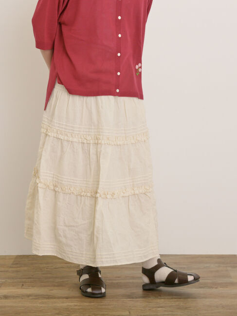 Samansa Mos2「フリルティアードスカート」|スカート|