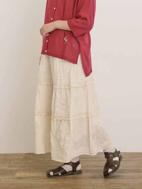 Samansa Mos2「フリルティアードスカート」|スカート|