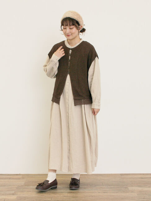 Samansa Mos2「2WAY裾レースかのこベスト」|ダウンベスト・ベスト|