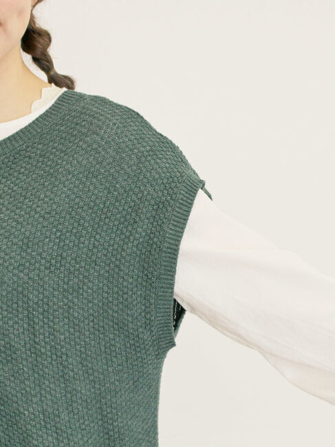 Samansa Mos2「2WAY裾レースかのこベスト」|ダウンベスト・ベスト|