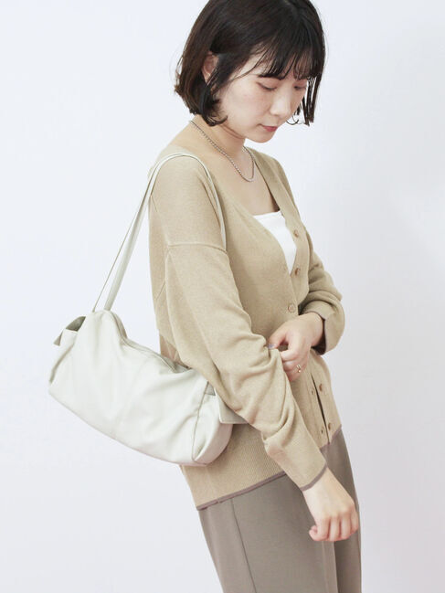 Samansa Mos2 blue「ダブルストラップミニバッグ」|その他|