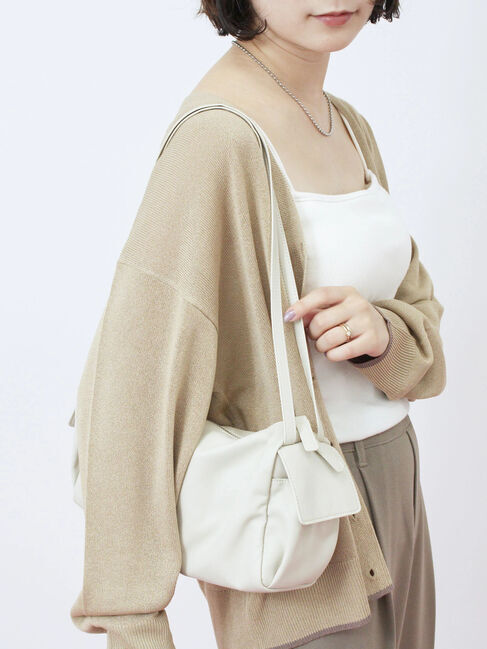 Samansa Mos2 blue「ダブルストラップミニバッグ」|その他|