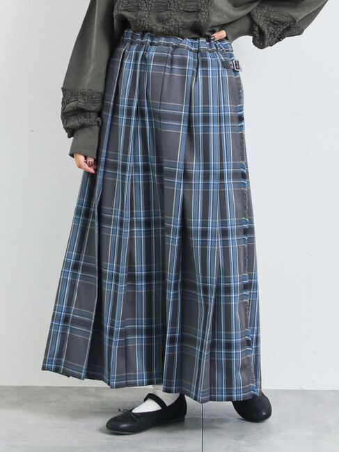 SM2「チェックプリーツスカート」|スカート|グレー