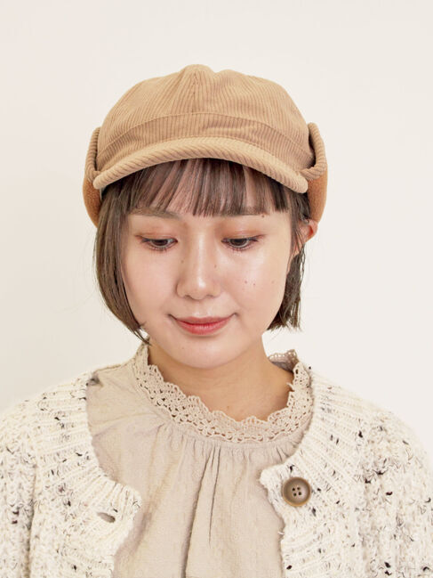 Samansa Mos2「【消臭効果】コーデュロイフライトキャップ」|その他|