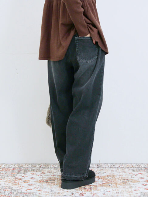 Samansa Mos2 blue「ストレートデニムパンツ」|その他|