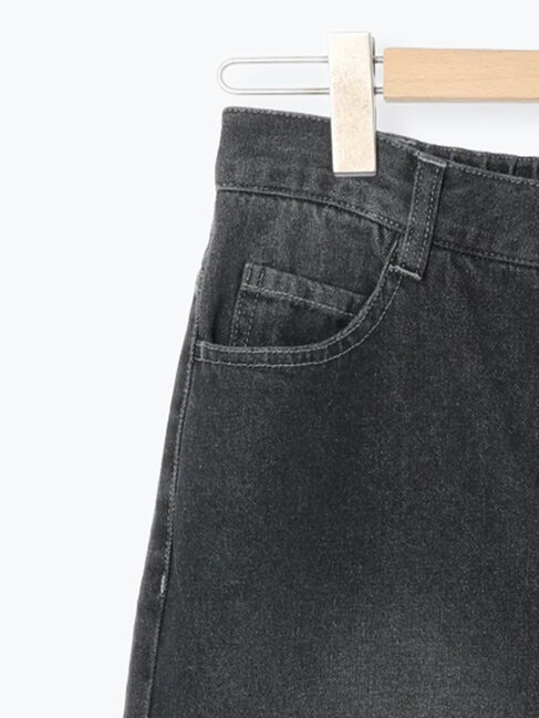 Samansa Mos2 blue「ストレートデニムパンツ」|その他|