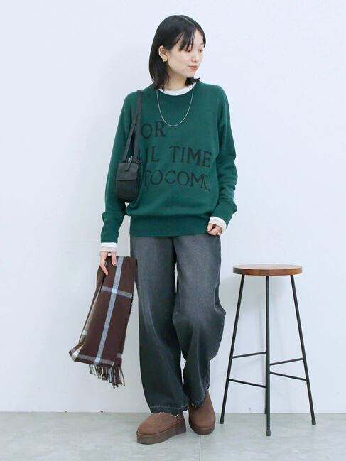 Samansa Mos2 blue「ストレートデニムパンツ」|その他|