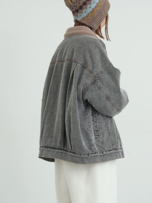 Samansa Mos2「デニムボアジャケット」|その他|