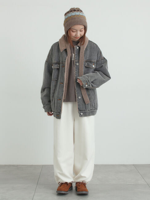 Samansa Mos2「デニムボアジャケット」|その他|