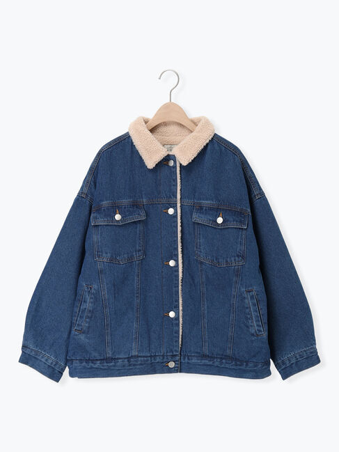 Samansa Mos2「デニムボアジャケット」|その他|