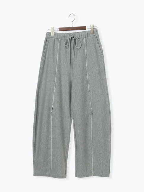 Samansa Mos2「カーブシルエットスウェットパンツ」|その他|グレー