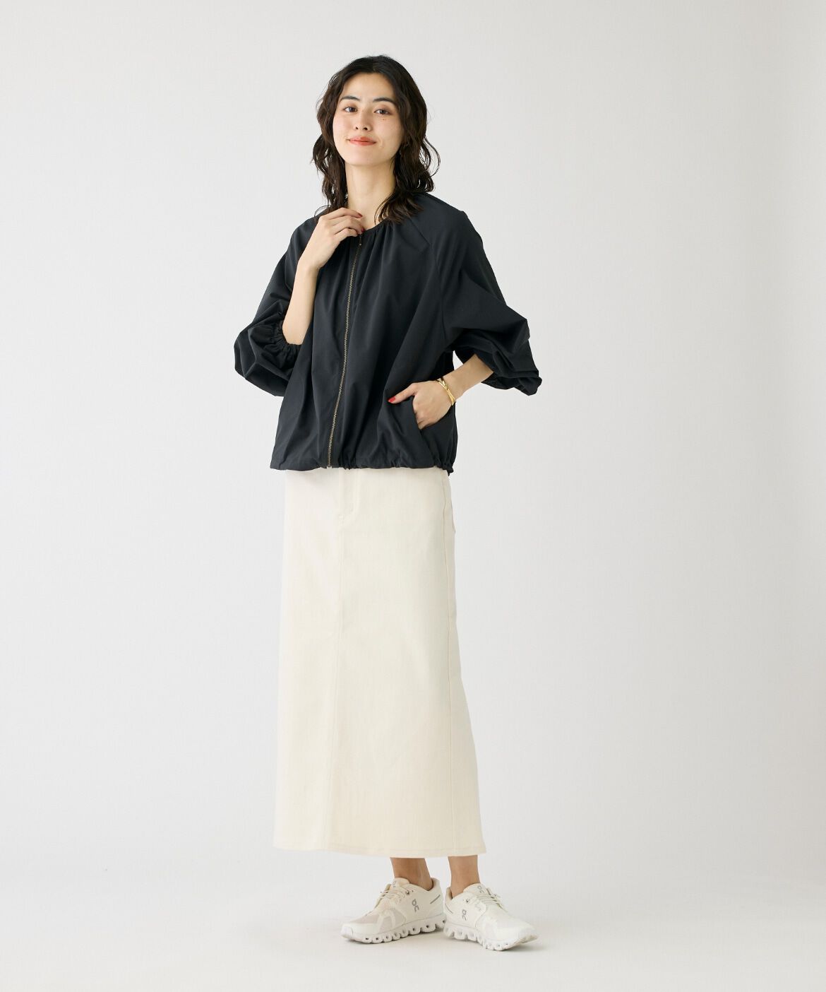 DAY by DAY it&rsquo;s international「ポケットワークストレートスカート《SUVIN DENIM》」|スカート|