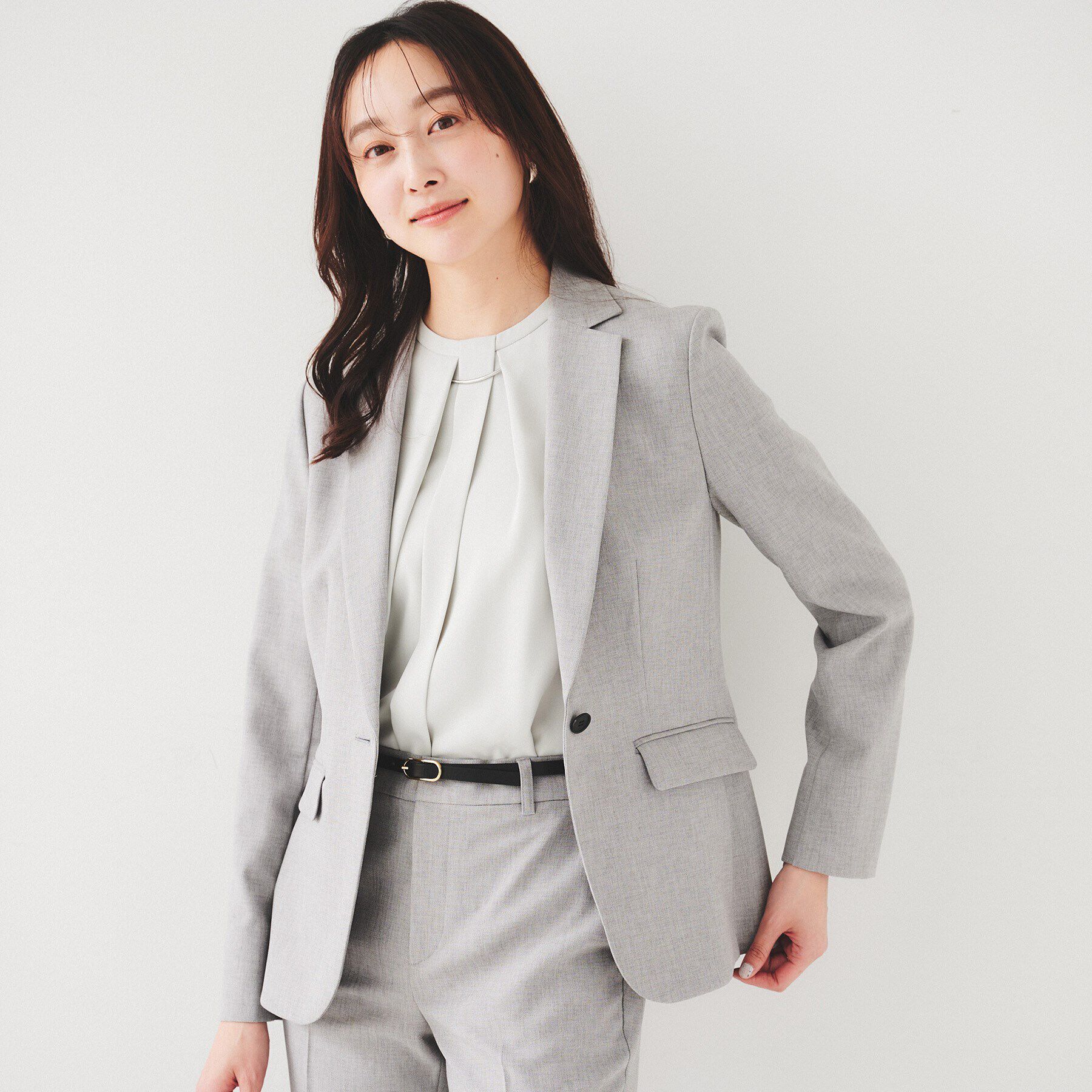 UNTITLED「【セットアップ可能】リネンライク テーラードジャケット」|テーラードジャケット|