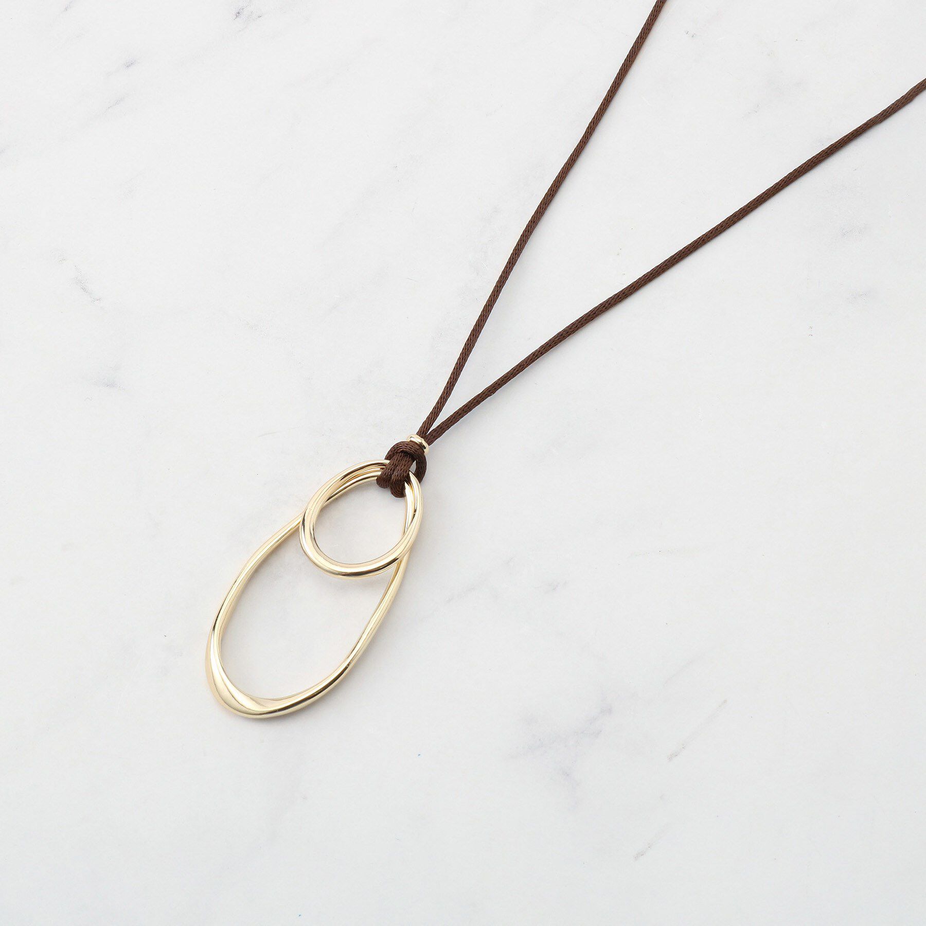 UNTITLED「ビッグオーバルネックレス」|ネックレス|