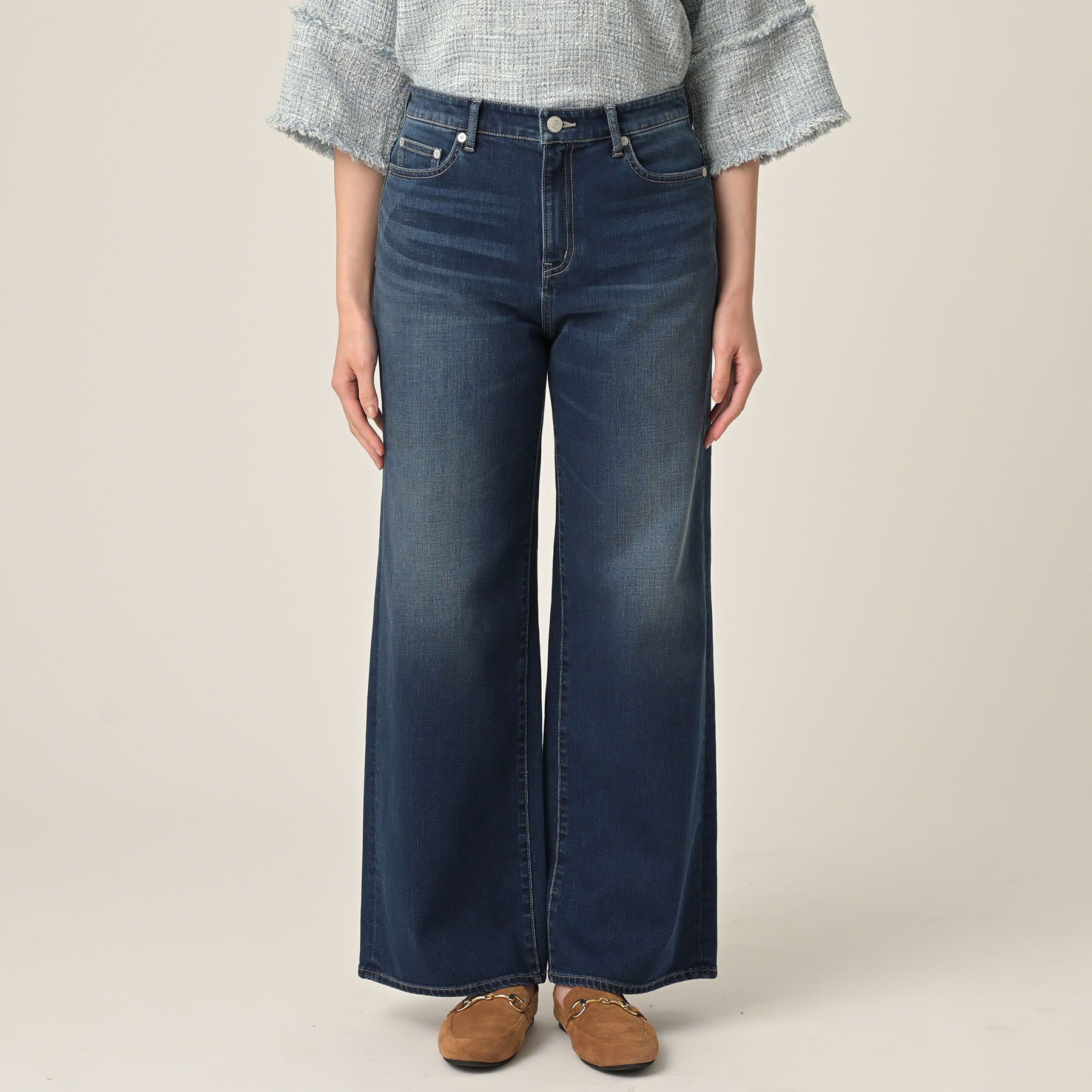 UNTITLED「【新作デニム/快適に美シルエット見せ】MAKE&times;DENIM WIDE」|デニム|