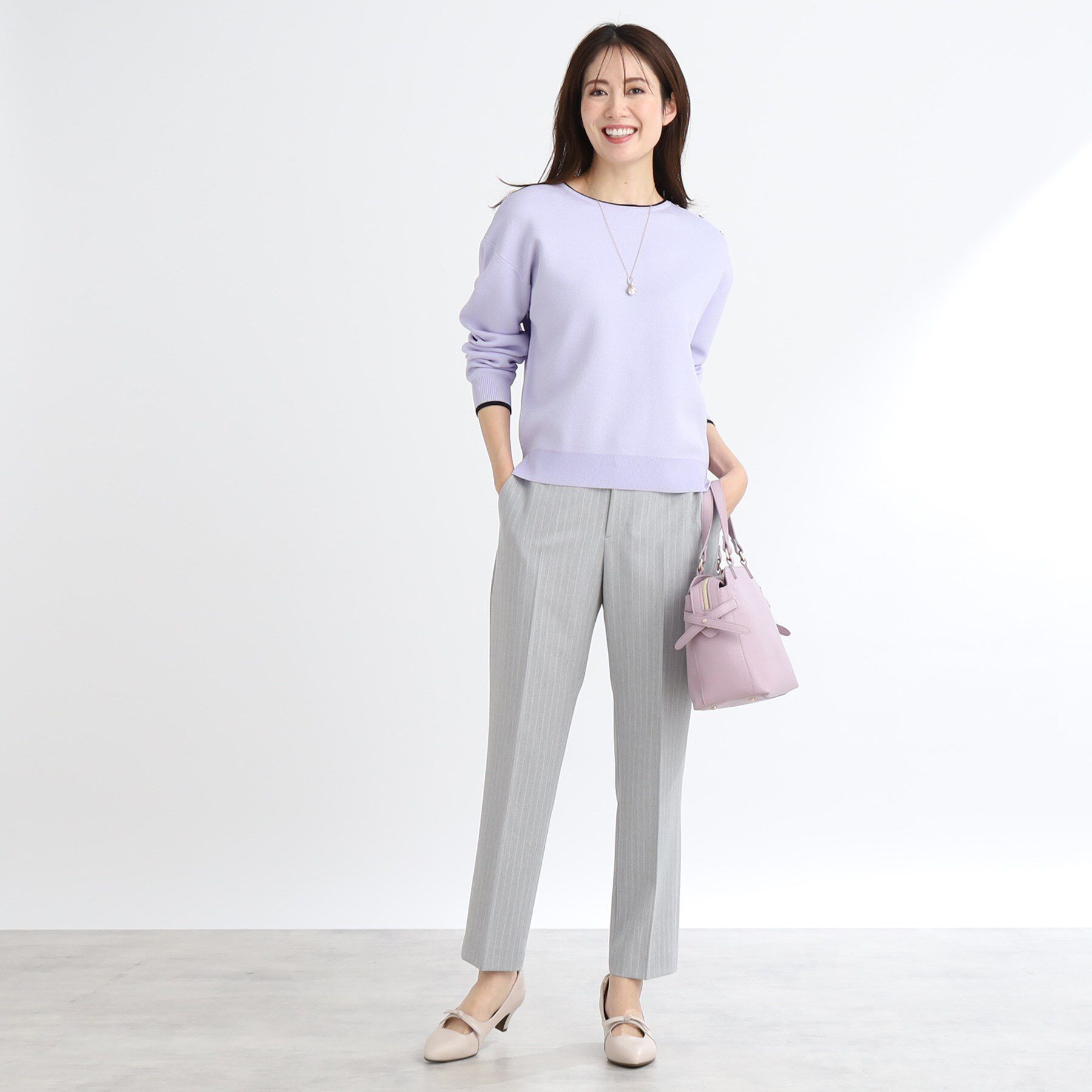 Reflect「【WEB限定カラーあり／私のパンツ／手洗い可】ストレッチテーパードパンツ」|その他|