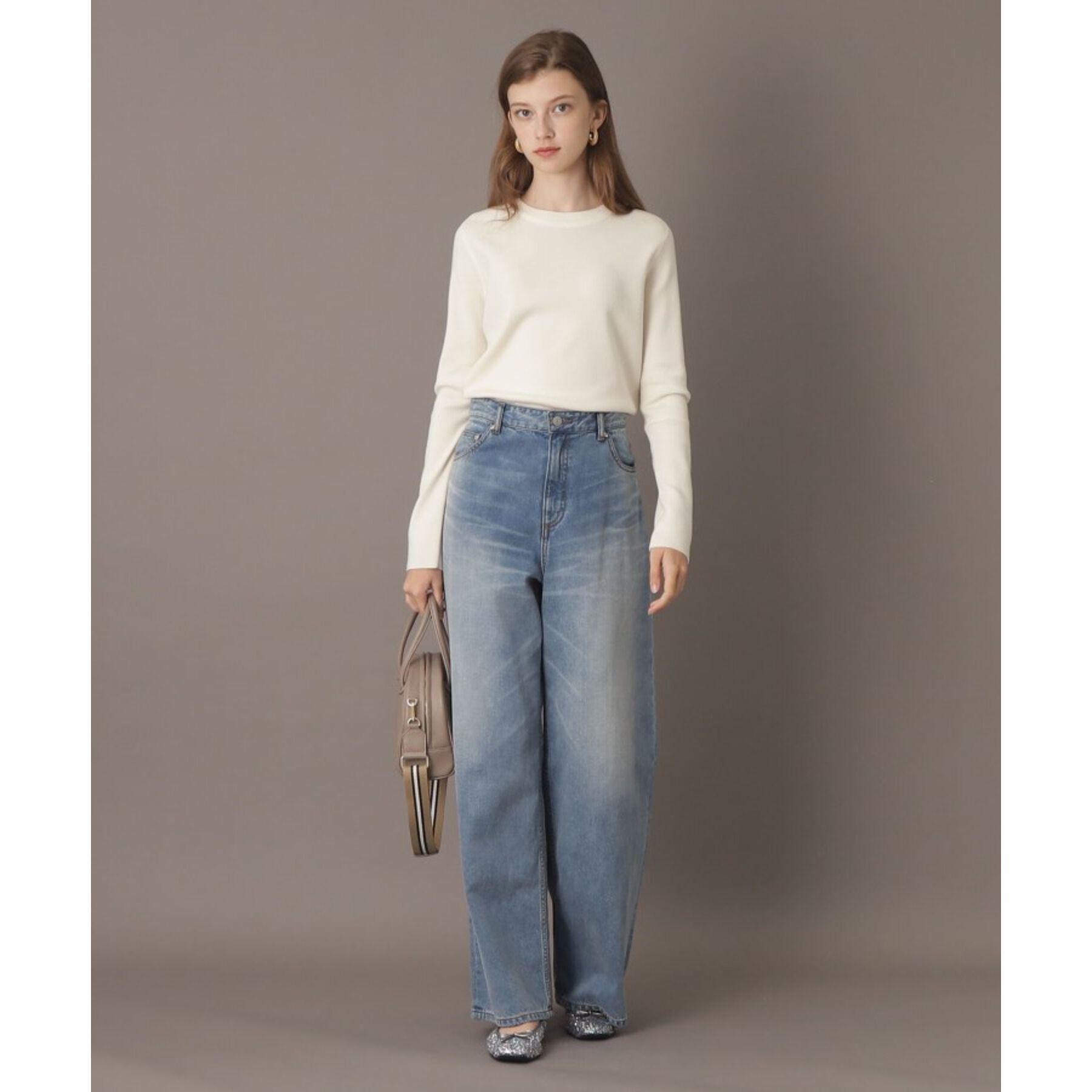 DRESSTERIOR「【大人百花モデル美香さん着用/CLASSY.12月号/otonaMUSE11月号掲載】ヴィンテージ加」|デニム|