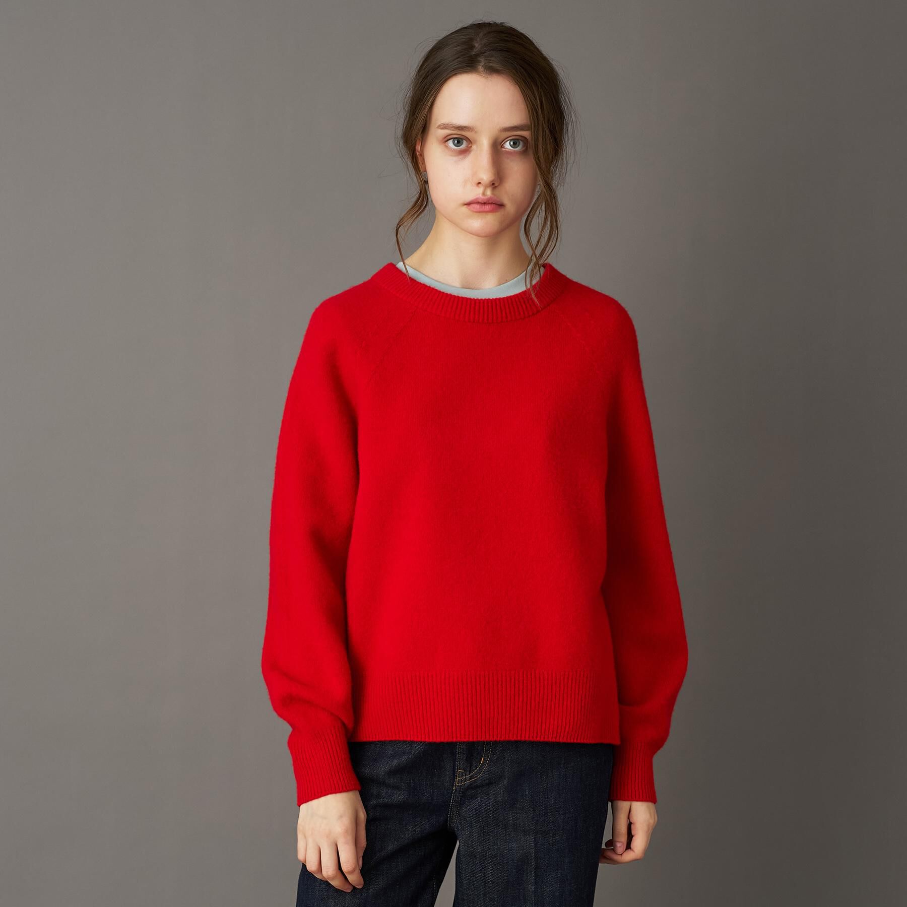 DRESSTERIOR「【otonaMUSE 11月号掲載】カシミヤブレンドクルーネックニット」|ニット・セーター|