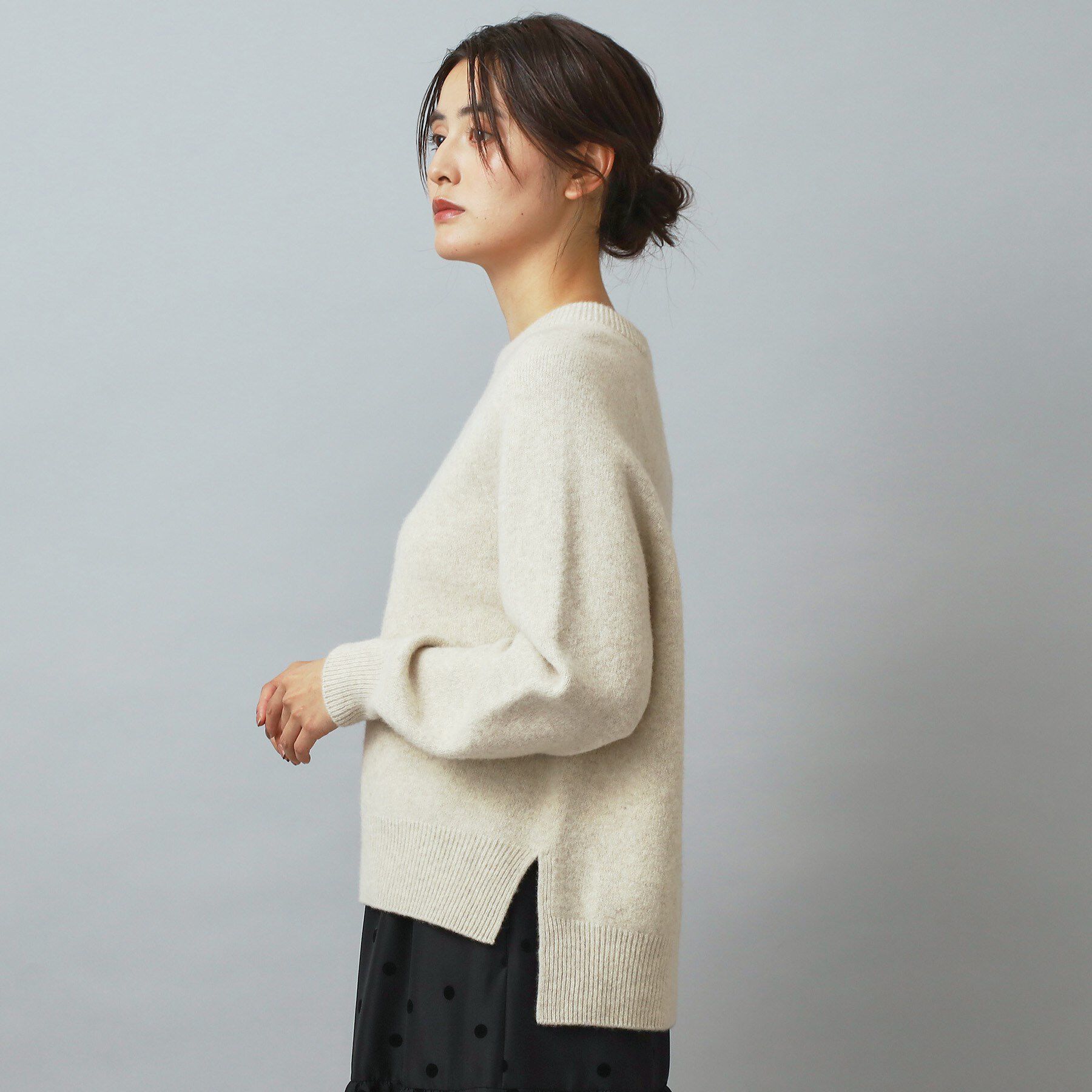 DRESSTERIOR「【otonaMUSE 11月号掲載】カシミヤブレンドクルーネックニット」|ニット・セーター|