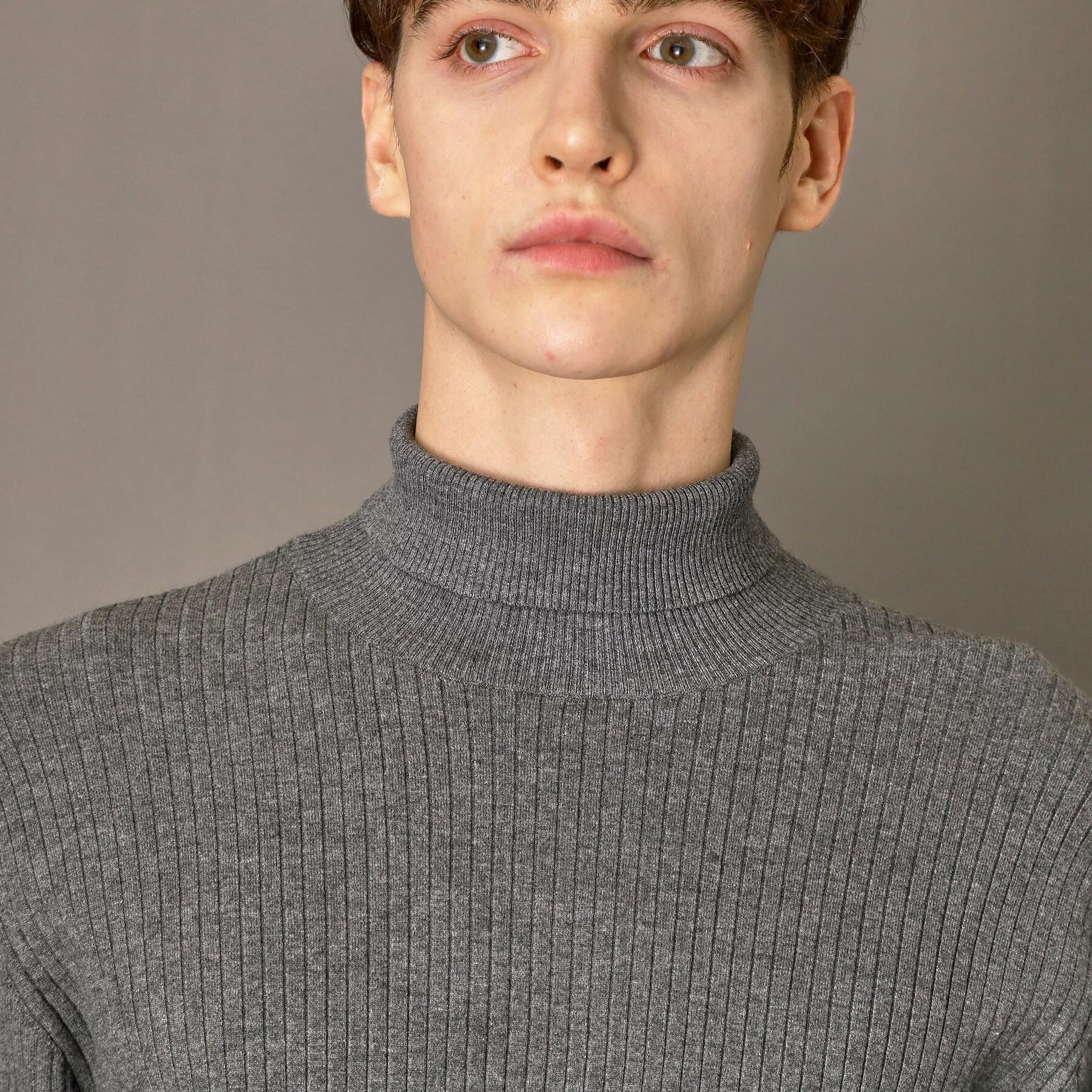 DRESSTERIOR「ワイドリブ タートルネックニット」|ニット・セーター|