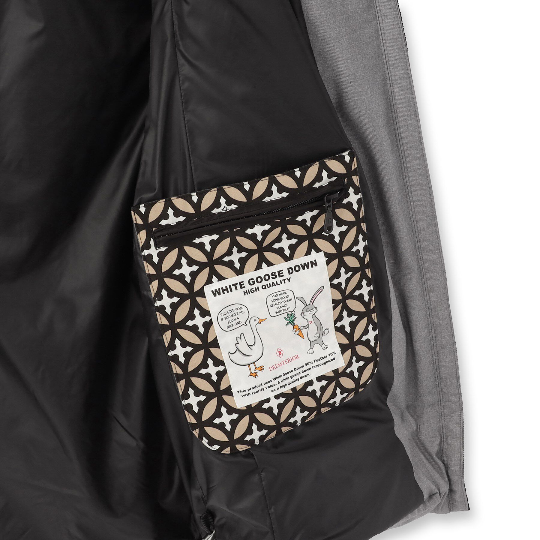 DRESSTERIOR「【CLASSY.12月号掲載/フード＆ファー取り外し可】ブルーFOXファー ホワイトグースダウン」|ダウン|