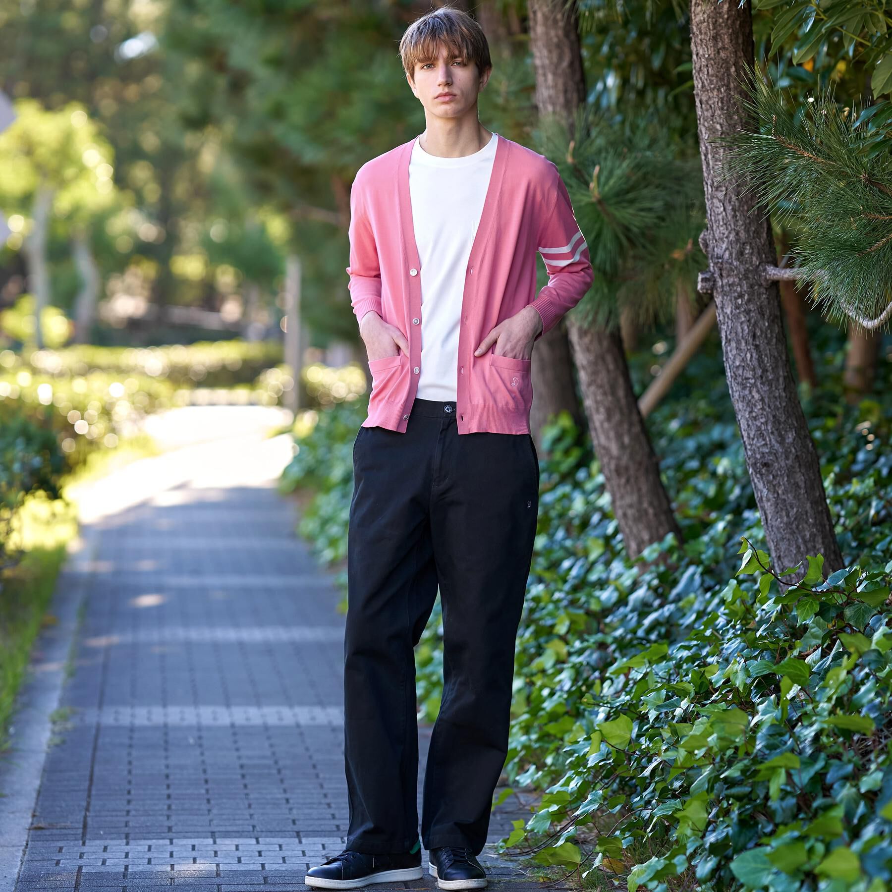 DRESSTERIOR「コットンシルク ニットカーディガン」|カーディガン|