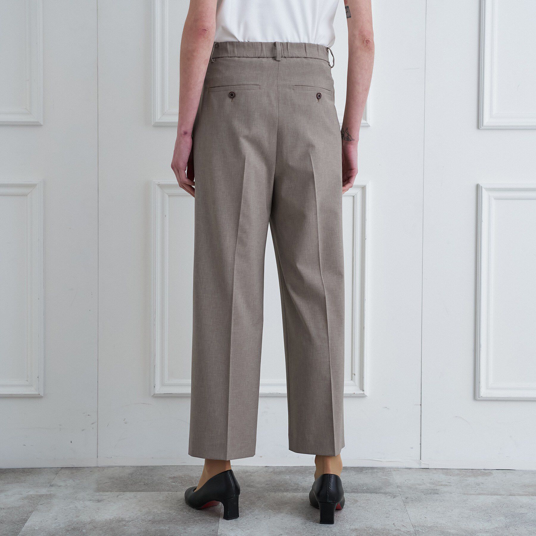 DRESSTERIOR「ウォッシャブルタックワイドパンツ」|その他|