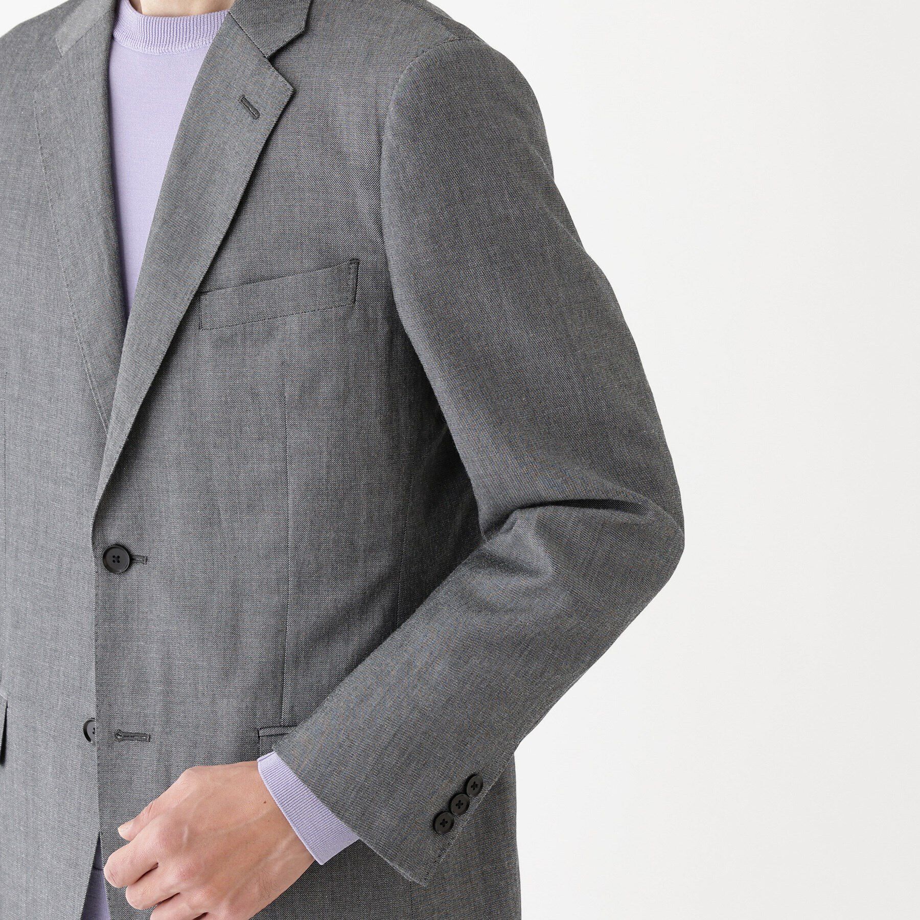 TAKEO KIKUCHI「【THE FLAGSHIP】シャンブレーツイル ジャケット」|スーツ|