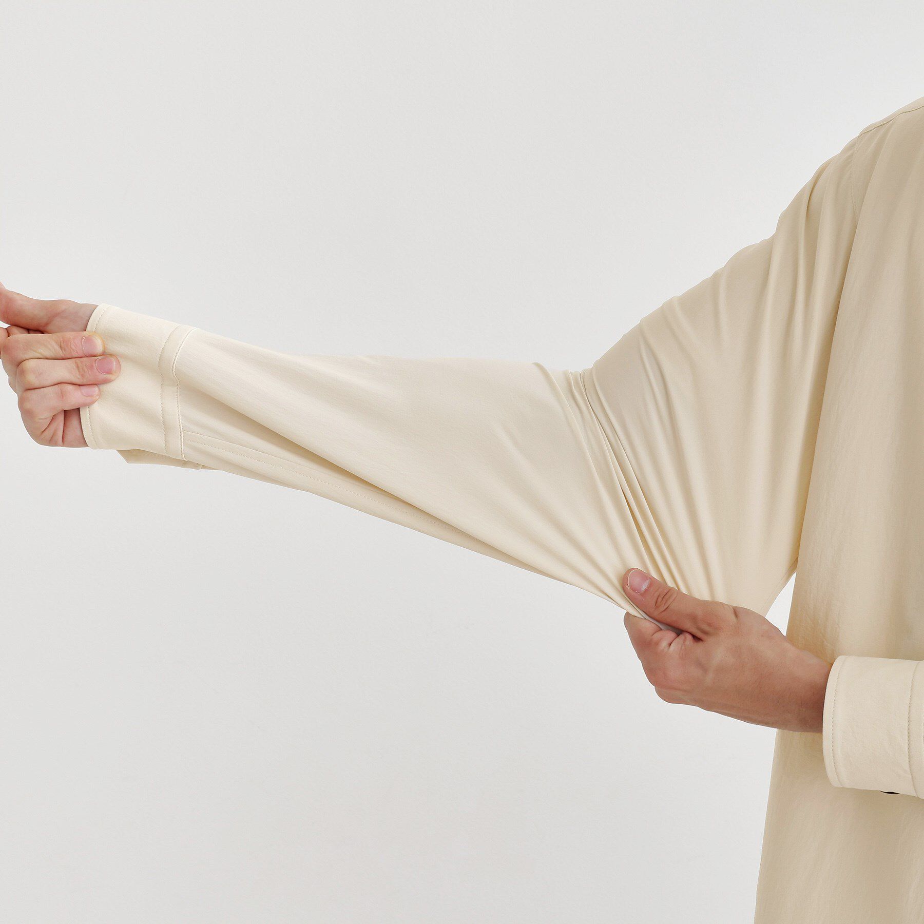 TAKEO KIKUCHI「【3D ナイロン ストレッチ】スタンドカラー シャツブルゾン」|ブルゾン・スタジャン|