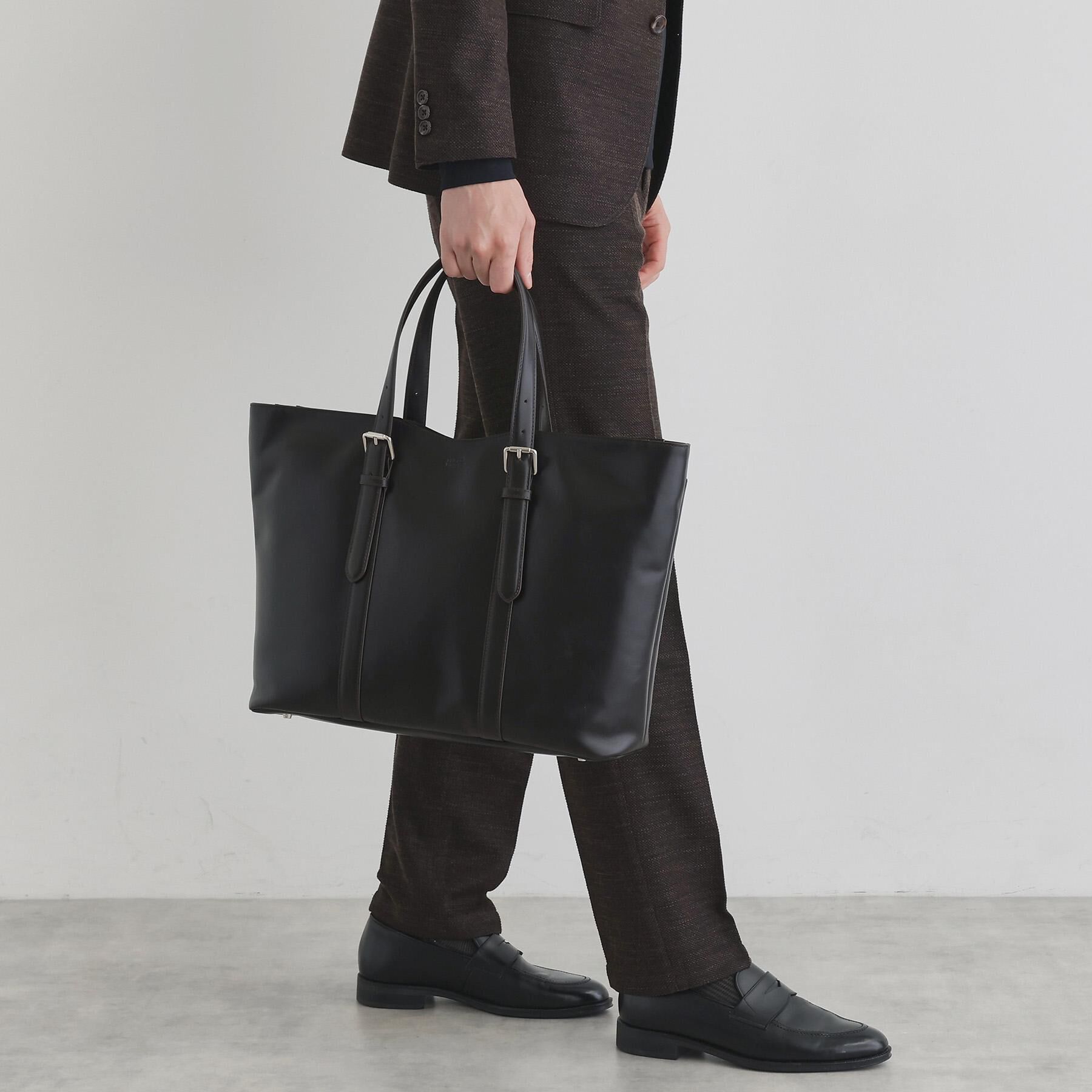 TAKEO KIKUCHI「アニリンレザー トート」|トートバッグ|