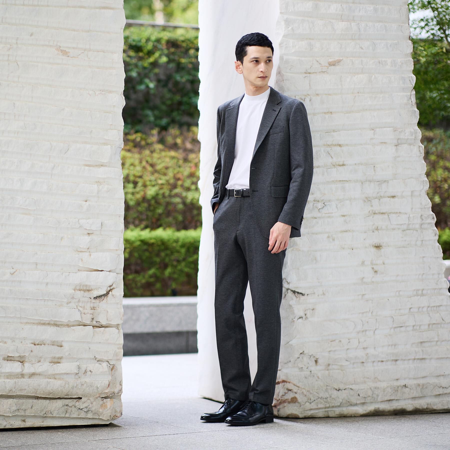 TAKEO KIKUCHI「【None Of Stress】アクティブジャージ 千鳥 パンツ」|その他|